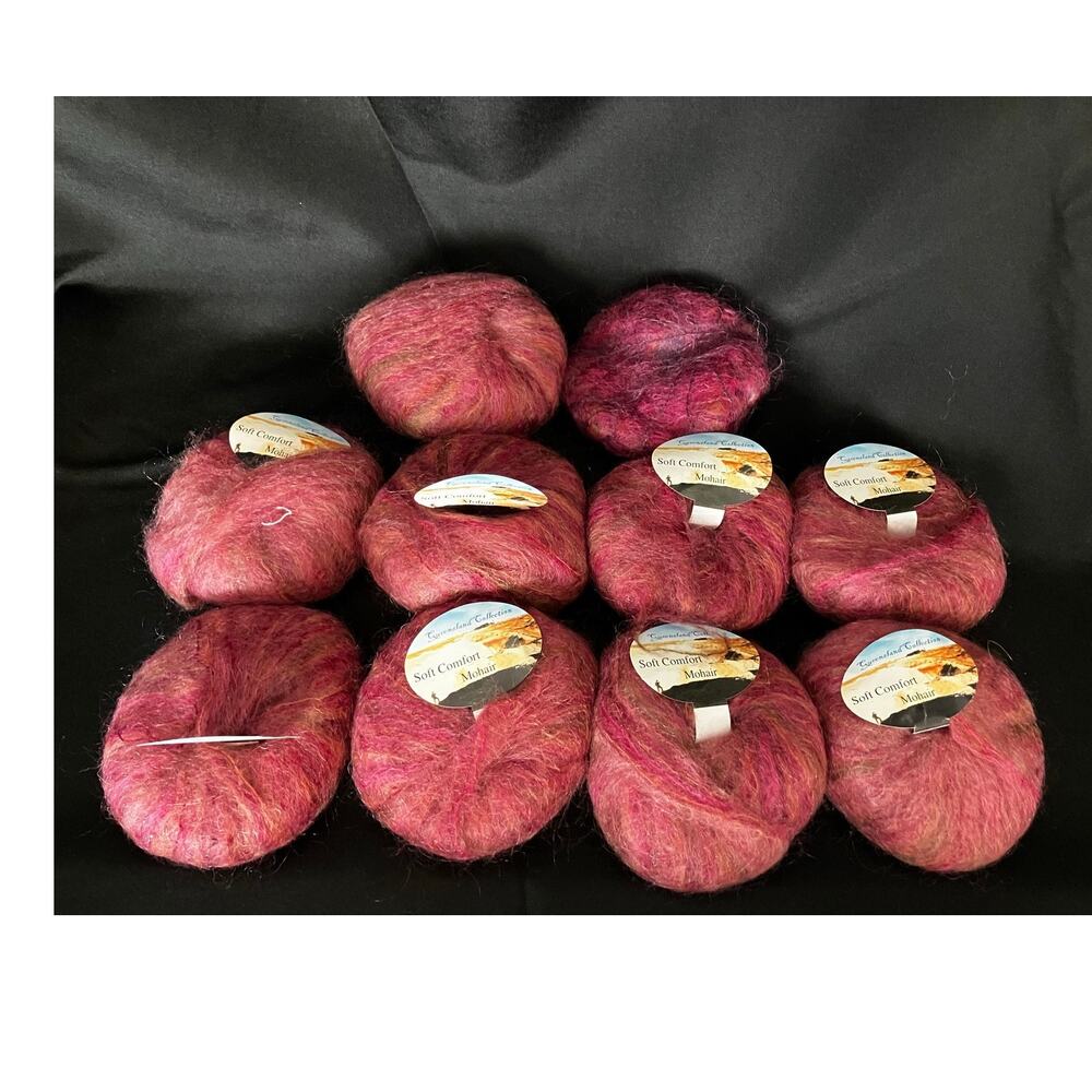 9 Skeins Queensland Collection Soft Comfort Mohair Yarn Color 617
